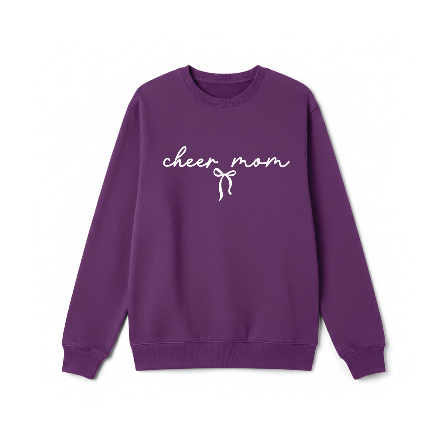 Cheer Mom Bow Crewneck Sweatshirt