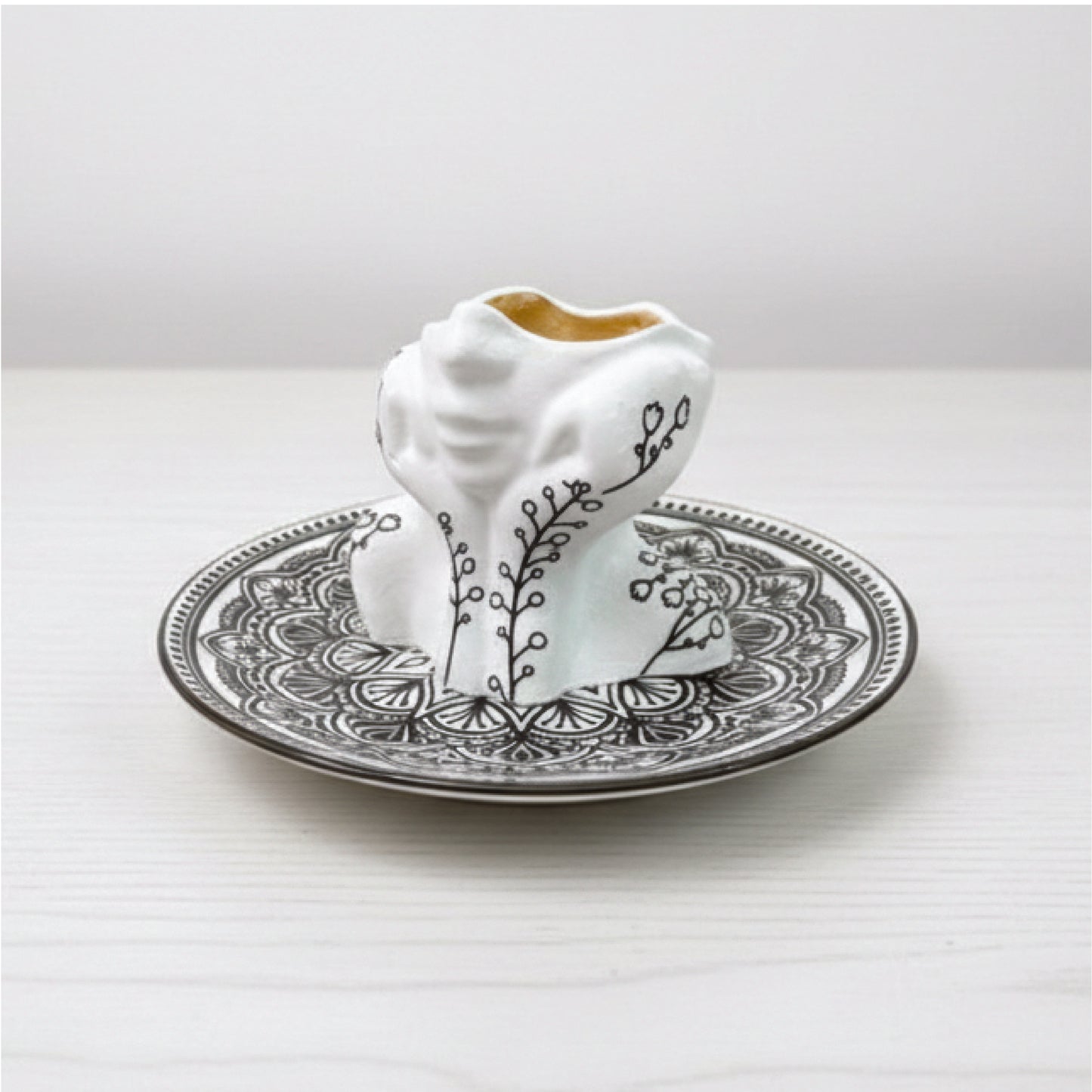bridesmaid gift sculpute brush holder