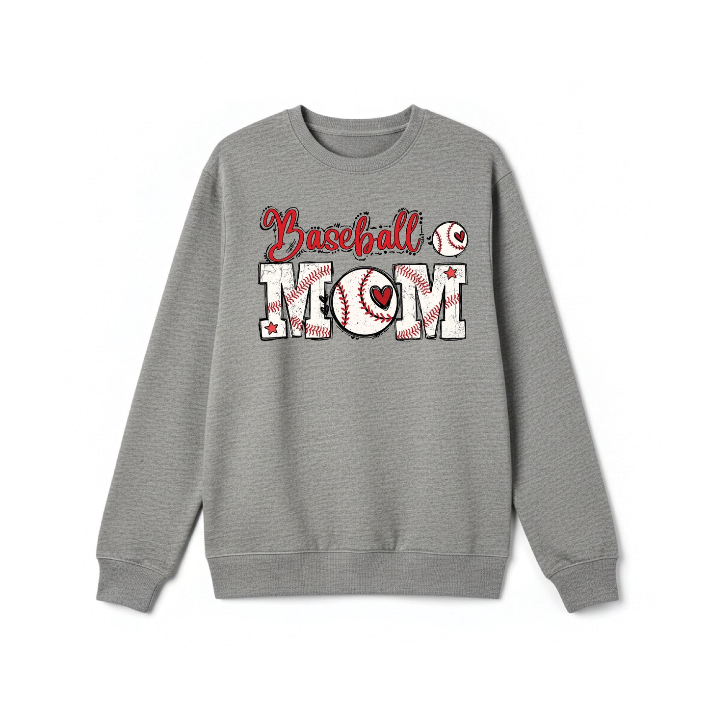 Baseball Mom A Crewneck Sweatshirt