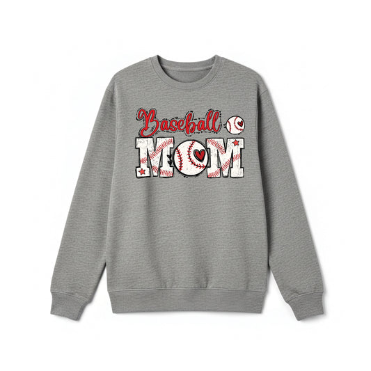 Baseball Mom A Crewneck Sweatshirt