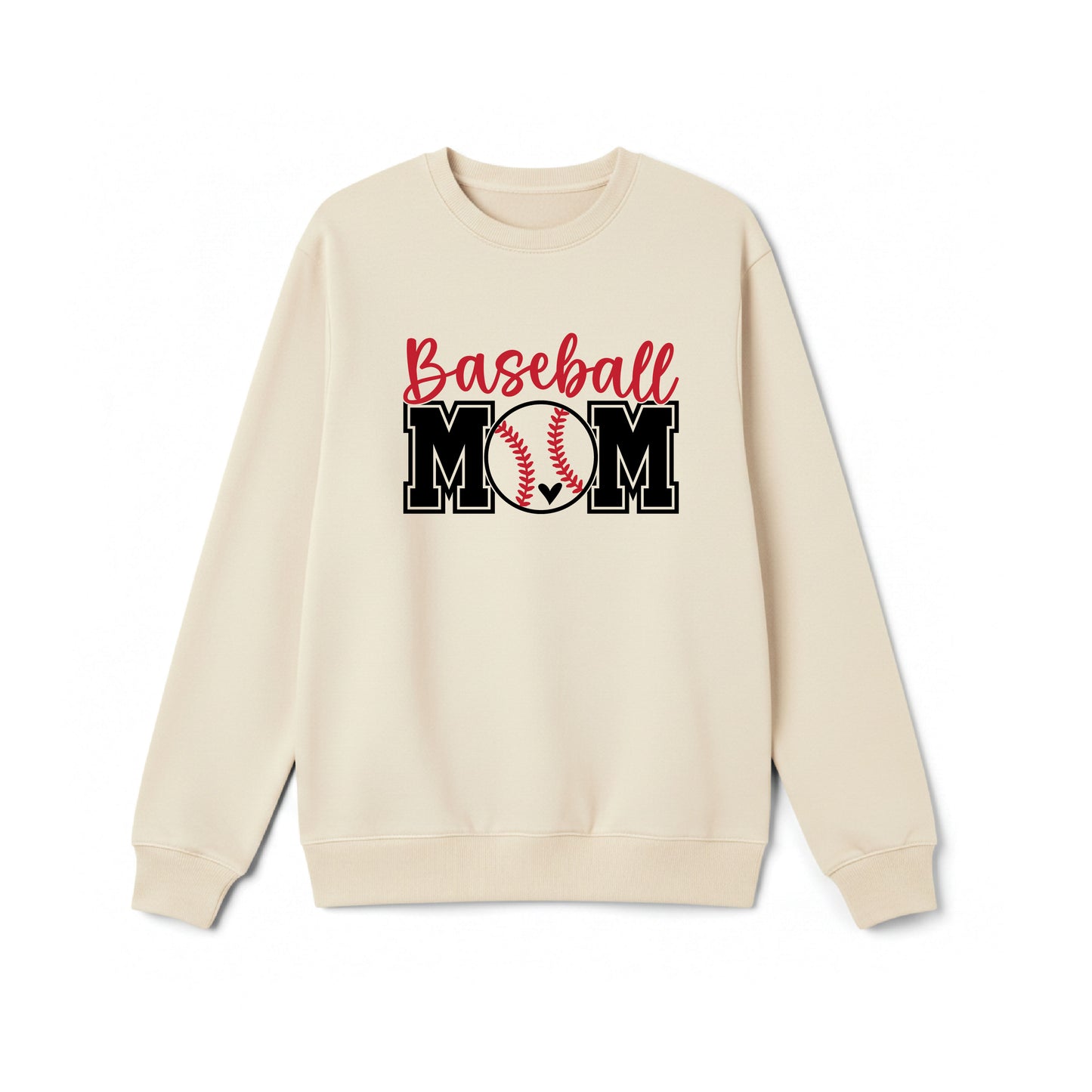 Baseball Mom B Crewneck Sweatshirt
