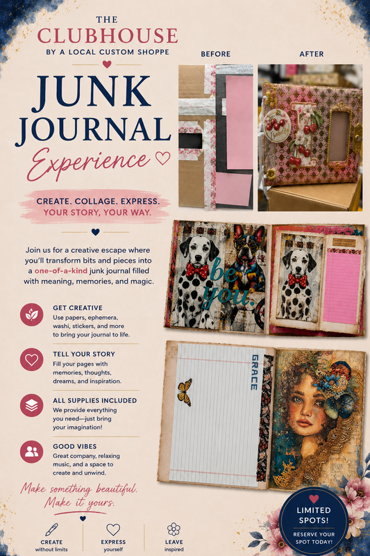 Junk Journal & Scrapbook Social Sunday, June 7| 1PM–4PM