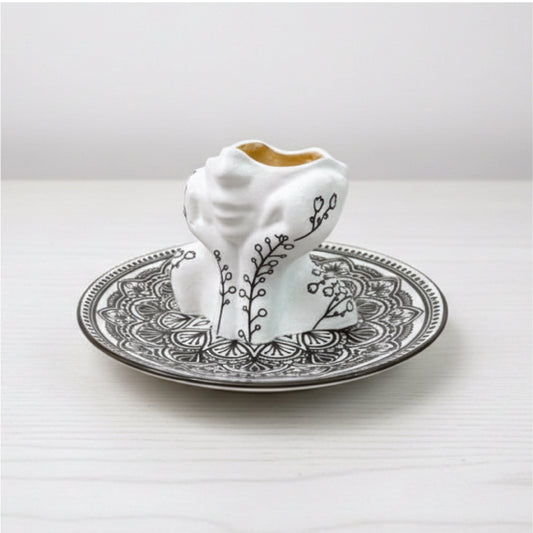 bridesmaid gift sculpute brush holder