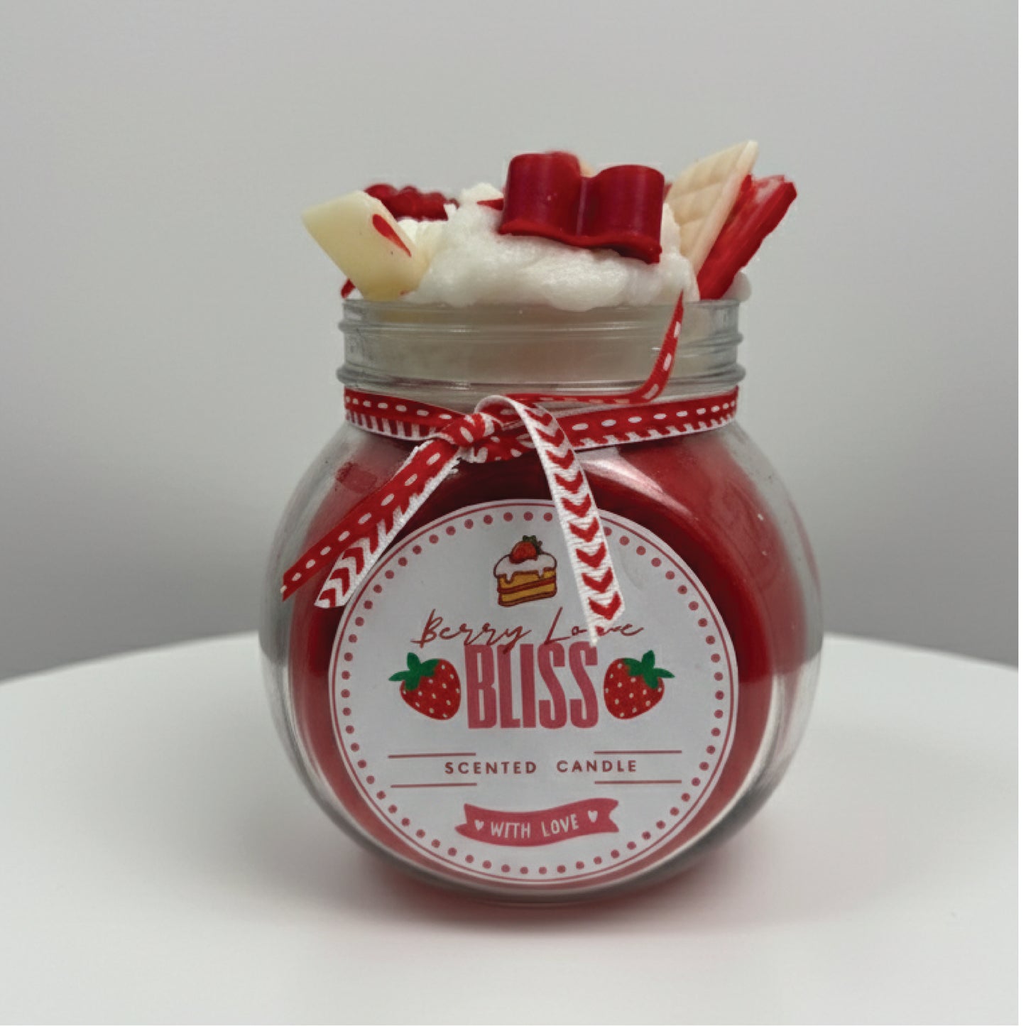 Berry Love Bliss – 10oz Deluxe Dessert Candle